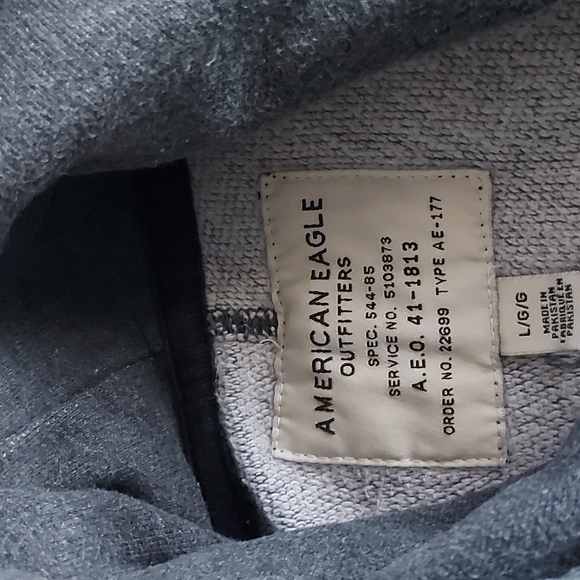 American Eagle pullover hoodie- sz Large - Picture 4 of 7